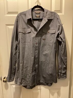 Ariat Men’s Lightweight Shirt Jacket in Slate Blue-Gray